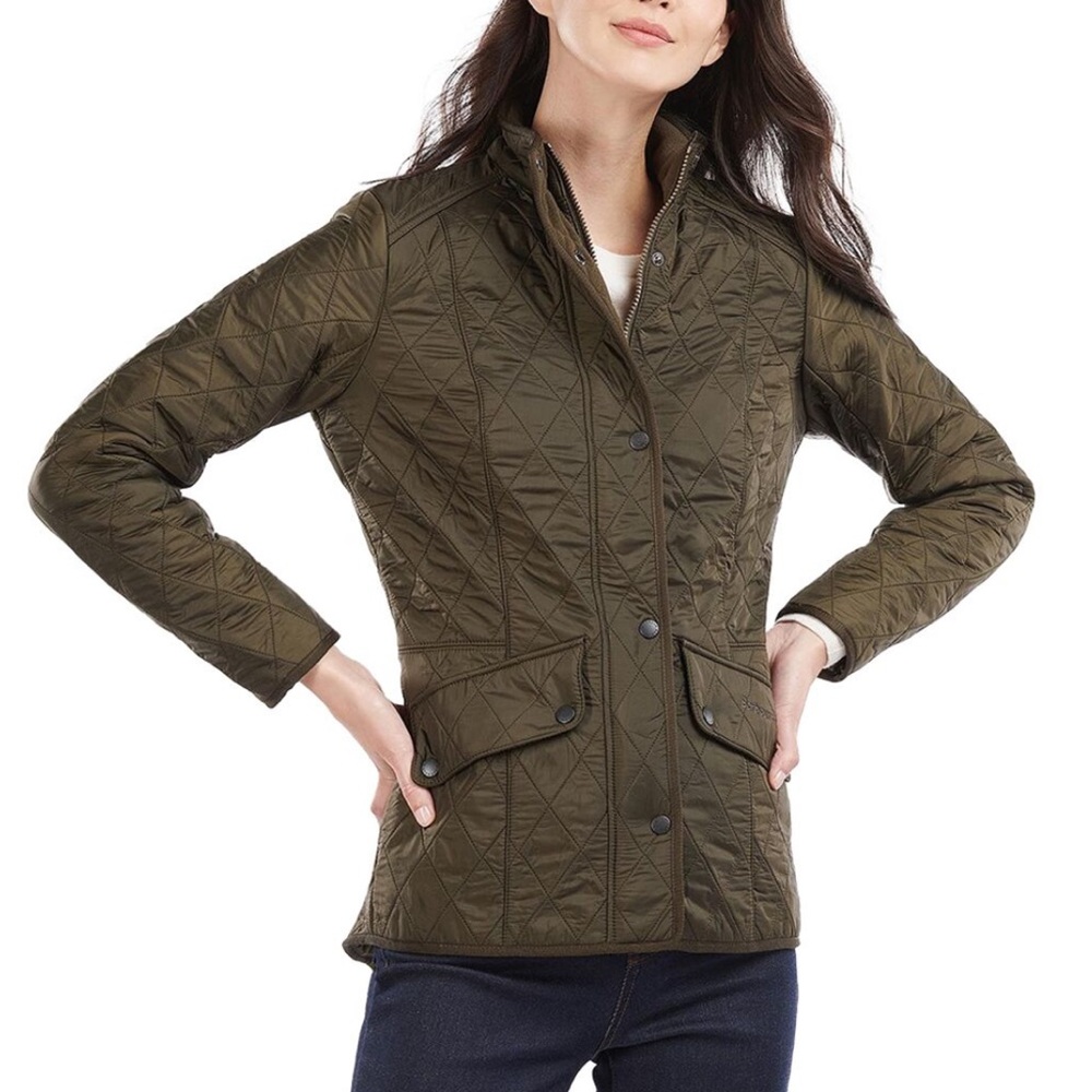 Barbour Olive Quilted Jacket